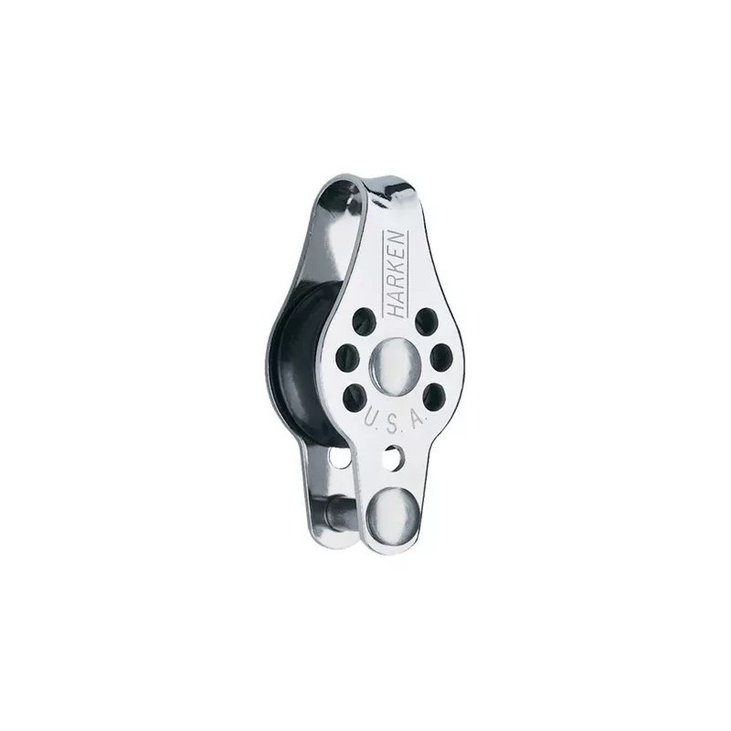 Harken bloczek 225 22mm pojedynczy z zaczepem