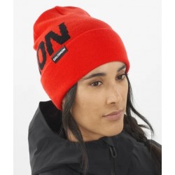 SALOMON HERMITAGE BEANIE Cherry Tomato