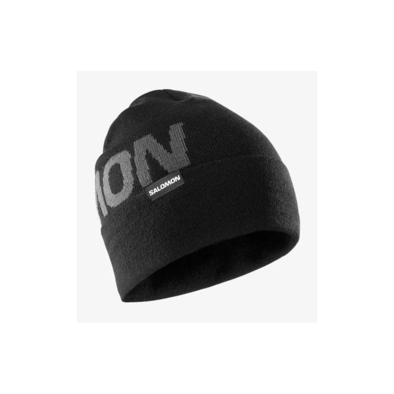 SALOMON HERMITAGE BEANIE Deep Black
