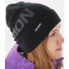 SALOMON HERMITAGE BEANIE Deep Black