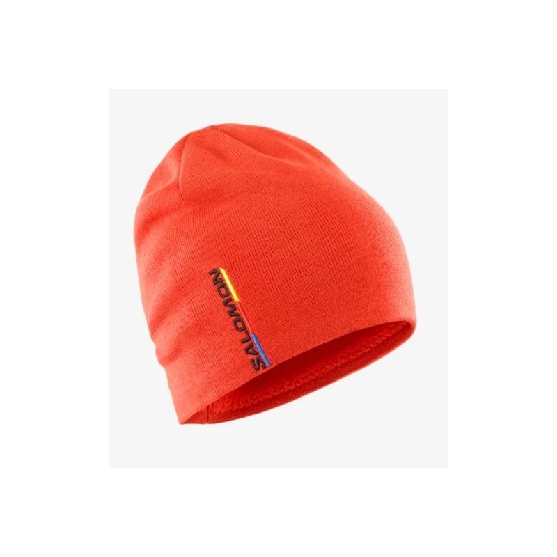 SALOMON GRAPHIC BEANIE Fiery Red