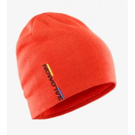 SALOMON GRAPHIC BEANIE Fiery Red