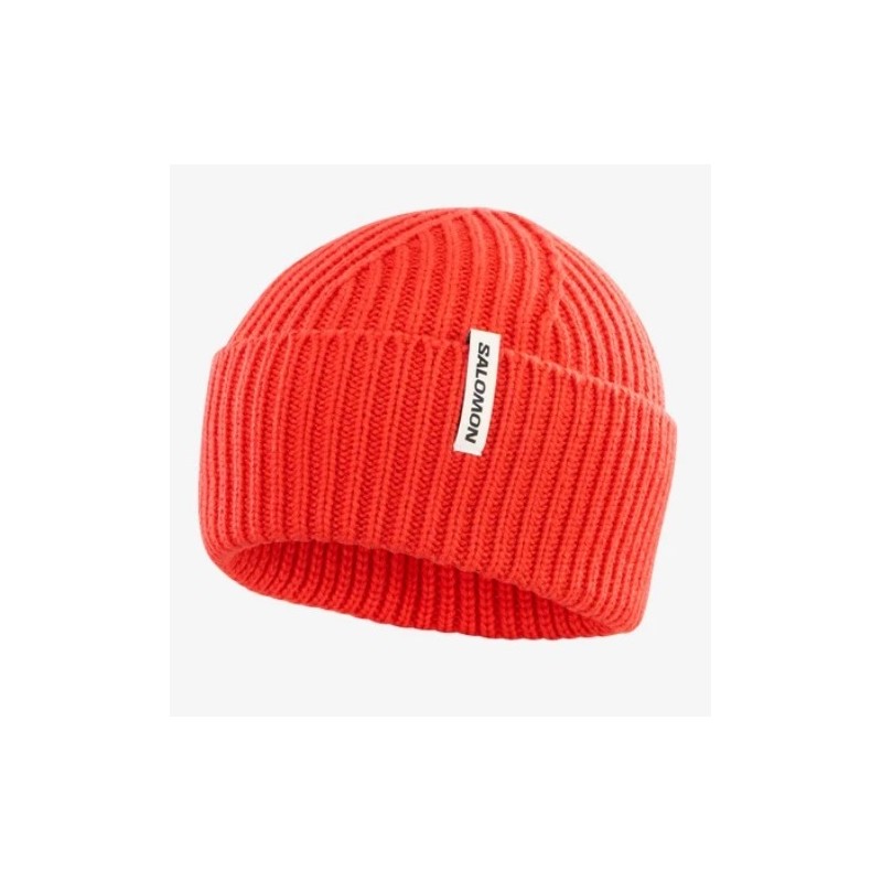 SALOMON SNOWBIRD BEANIE Cherry Tomato