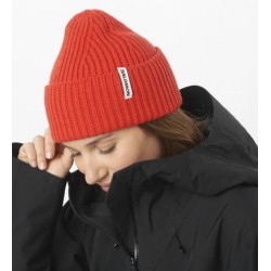SALOMON SNOWBIRD BEANIE Cherry Tomato