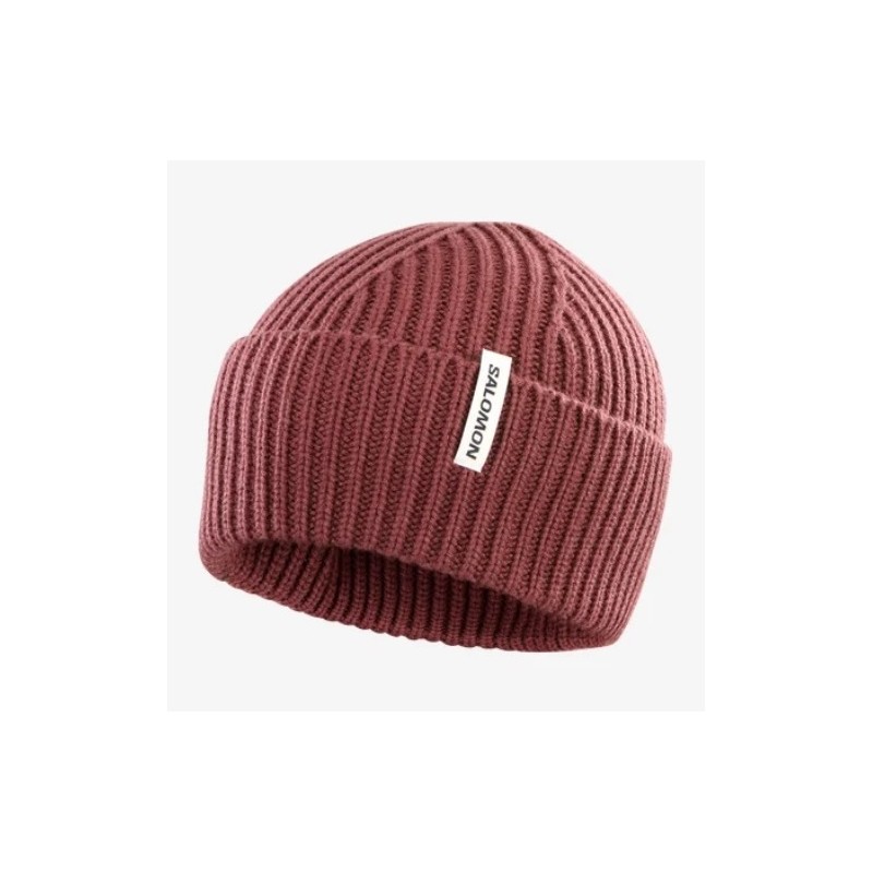 SALOMON SNOWBIRD BEANIE Rum Raisin