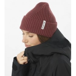 SALOMON SNOWBIRD BEANIE Rum Raisin