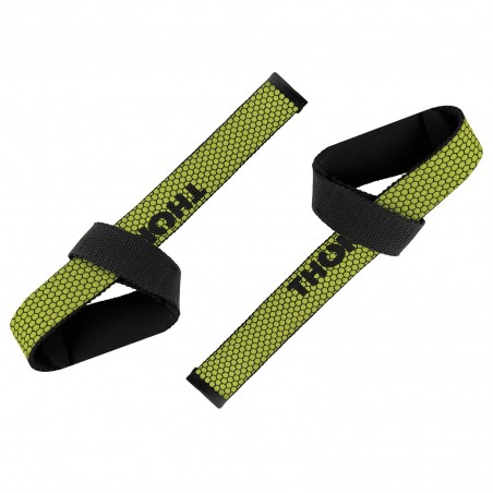 THORN FIT Paski do podnoszenia ciężarów anti-slip ARMY GREEN