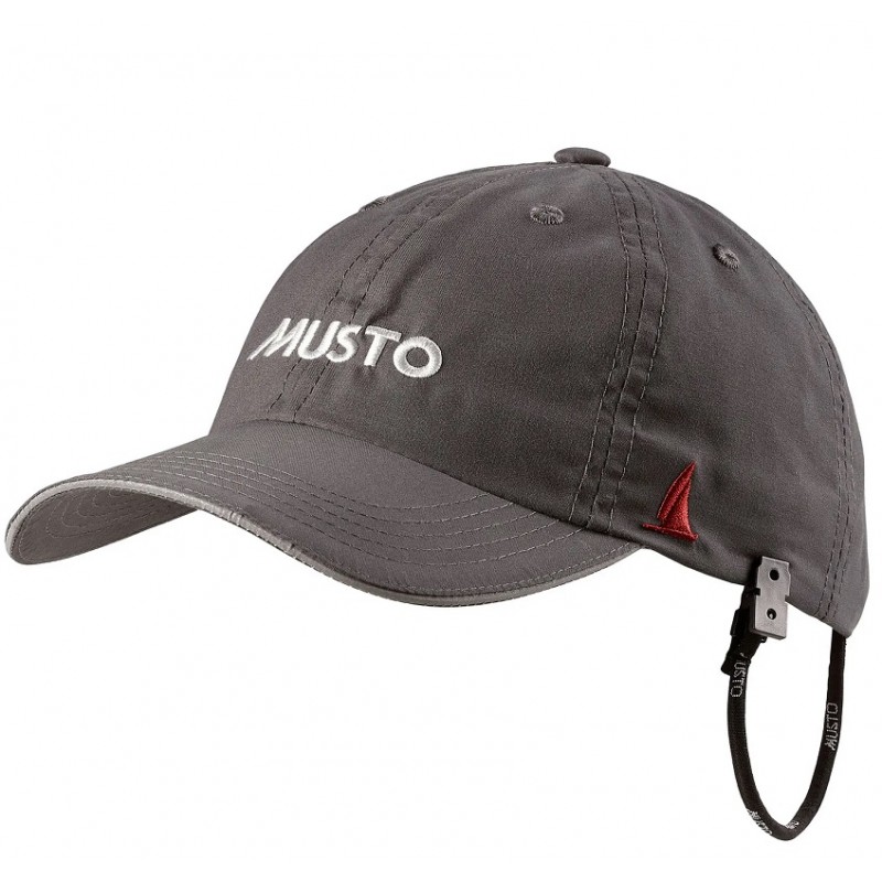 MUSTO Fast Dry Crew Cap CHARCOAL